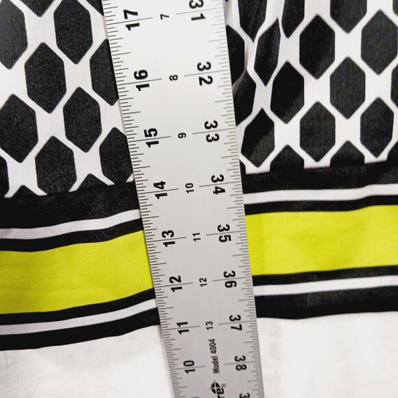 Mudd Pie, M (8 - 10) Halter, Tie Back Dress, Black & White Geometric Print - Picture 13 of 13